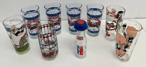 lot 180 image: Group Of Vintage Pepsi Collectibles Including Baby Bottle And 1973,1976 And More