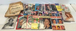 lot 205 image: Large Box Of Vintage Misc. Magazines Including People Magazine, Newsweek And More