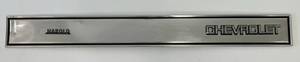 lot 229 image: 1980s Chevrolet Tailgate Band Brushed Aluminum (Has Dents)