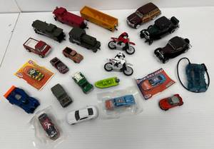 lot 245 image: Group Of Misc. Vintage Toys Including G.I. Joe Ho Train Engine, Tootsie Toy And More