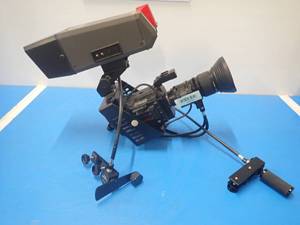 lot 96 image: Panasonic&nbsp5100Hs Camcorder with Focus Zoom Module WV-LK-11 and Electronic ViewFinder WV-VF65