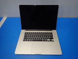 lot 53 image: Apple&nbspMacBookPro11,3 A1398 ME294LLA &nbspINTEL(R) CORE(TM) I7-4850HQ CPU  2.30GHZ  16GB DDR3L SDRAM  500GB SSD  15.4 screen with 2880 x 1800 resolution  No charger  No Battery