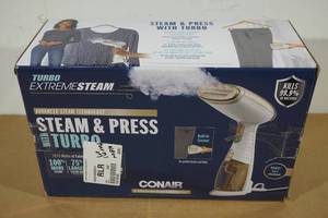 lot 195 image: NEW ConAir Steam and Press with Turbo