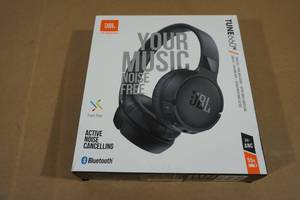 lot 203 image: JBL Tune 660NC Noise Cancelling Over Ear Bluetooth Headphones