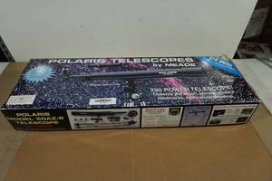 lot 67 image: NEW Meade Polaris 250 Power Telescope