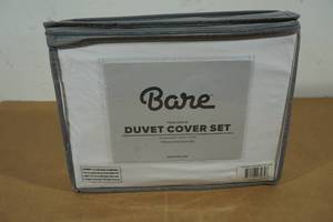 lot 75 image: NEW Bare Microfiber Duvet Cover Set - TwinTwin XL