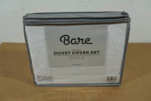 lot 94 image: NEW Bare Microfiber Duvet Cover Set - TwinTwin XL