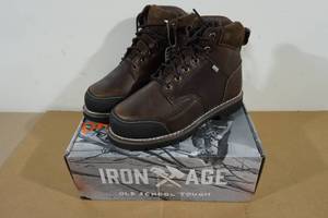 lot 152 image: NEW Iron Age Dozer Work Boots - Mens 9M