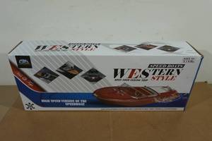 lot 149 image: CIS Western Style Remote Control Boat