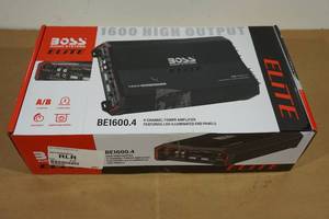 lot 172 image: Boss Elite 4 Channel 1600W Car Amp