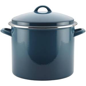 lot 119 image: Rachael Ray Enamel on Steel 12 Quart Stock Pot