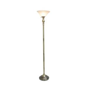lot 130 image: NEW Elegant Designs 1 Light Floor Lamp