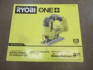 lot 526 image: Ryobi (TOOL ONLY) P5231 18v Orbital Jig Saw. - Like New and Works Well