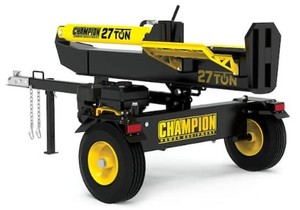 lot 541 image: Champion Power Equipment 27 Ton 224 cc Gas Powered Hydraulic Wood Log Splitter with VerticalHorizontal Operation and Auto Return, 100424 - Like New. Appears to be Complete, Needs Assembly.