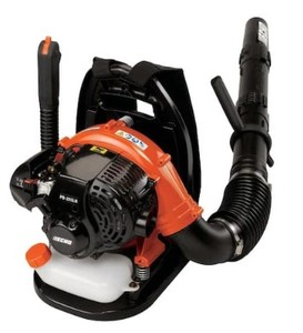 lot 565 image: ECHO 158 MPH 375 CFM 25.4 cc Gas 2-Stroke Cycle Backpack Leaf Blower with Hip Throttle, PB-265LN - Like New