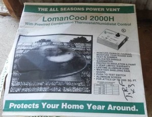 lot 83 image: Loman Cool 2000h Power Vent