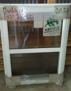 lot 104 image: Hayfield Window. Single Hung Window