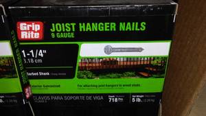 lot 137 image: (8 Boxes) Joist Hanger Nails.