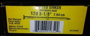 lot 141 image: (12 Boxes) Coated Sinker Nails