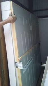 lot 317 image: Acclimated by Bayer, French Hinged Door.