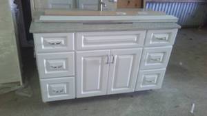 lot 197 image: 4 ft. Vanity Compete.