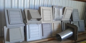 lot 217 image: (14) Vinyl Siding Exhaust Vents.