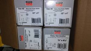 lot 242 image: Anchor Screws (4 Boxes)