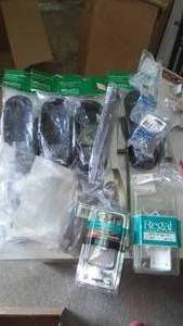 lot 252 image: Misc. Drawer Pulls and Deck Hardware.