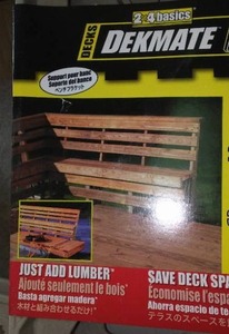 lot 254 image: Deck Mate Bench Frames (2).