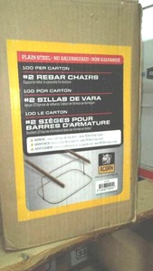 lot 270 image: No. 2 Rebar Chairs (100)