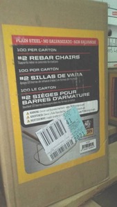 lot 271 image: No. 2 Rebar Chairs (100)