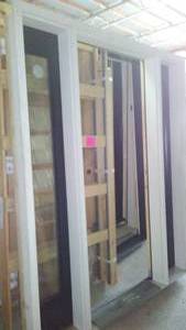 lot 337 image: Entry System W 2 Side Windows.  Masonite Side Windows. 36 in. W.