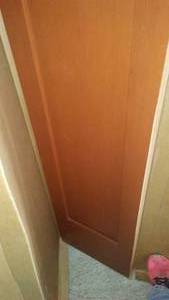 lot 339 image: Pair Of Side Lights, Finished Masonite, No Glass