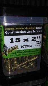 lot 370 image: Construction Lag Screws (6 Boxes)