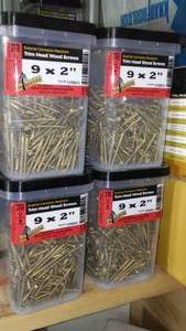 lot 371 image: Trim Head Wood Screws (4 Boxes)