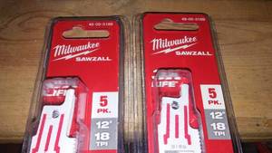lot 398 image: Milwaukee Sawzall Blades 12 in. (10 Total.)
