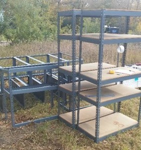 lot 507 image: Modular Shelving. 5 Units