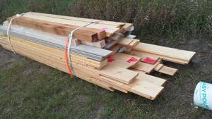 lot 539 image: Pine Tongue and Groove And More.