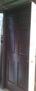 lot 737 image: Pre-hung Interior Door Oak.