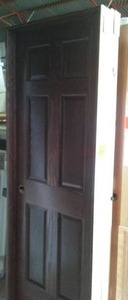 lot 738 image: Pre-hung Interior Door Oak.