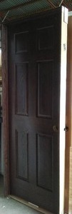 lot 739 image: Pre-hung Interior Door Oak.