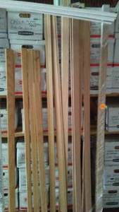 lot 756 image: 7 Ft. Oak and Pine Baseboard.