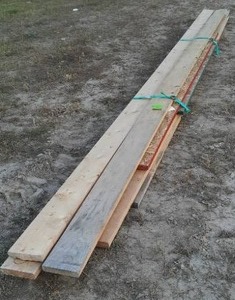lot 620 image: 2 x 8 Lumber and More. Most Is 20 ft.