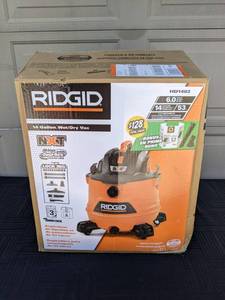 lot 16 image: RIDGID 14 Gallon 6.0 Peak HP NXT WetDry Shop Vacuum