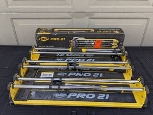 lot 89 image: QEP 21 Tile Cutter Three in Total