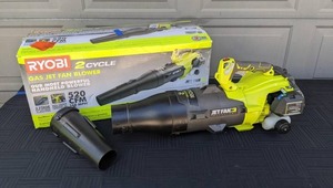 lot 66 image: Ryobi 2 cycle Jet Fan Gas Handheld Blower