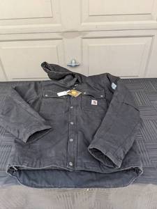 lot 42 image: New Black Carhart Jacket Size Small