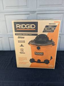 lot 63 image: RIDGID WD1640 16 Gallon WetDry Vac
