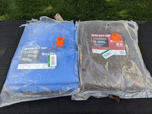 lot 122 image: Everbilt 16x20 Tarps (2)
