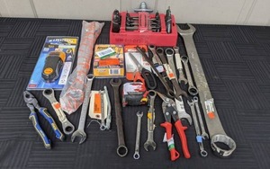lot 119 image: Assortment of Tools Wrenches, Pliers, Zircon StudSensor, T-Handle Hex Key Wrench Set and More
